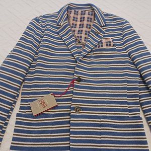 NWT Bob blazer jacket striped size 48it made in italy